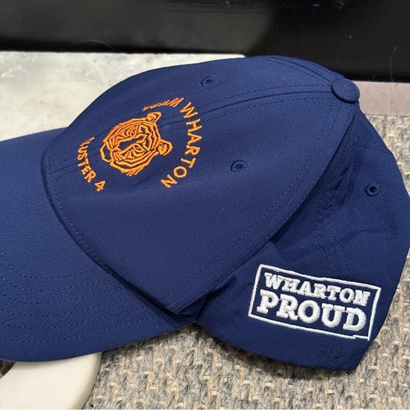 Adidas Wharton Business School Team Wharton Cluster 4 Tigers Blue Hat - Picture 3 of 7